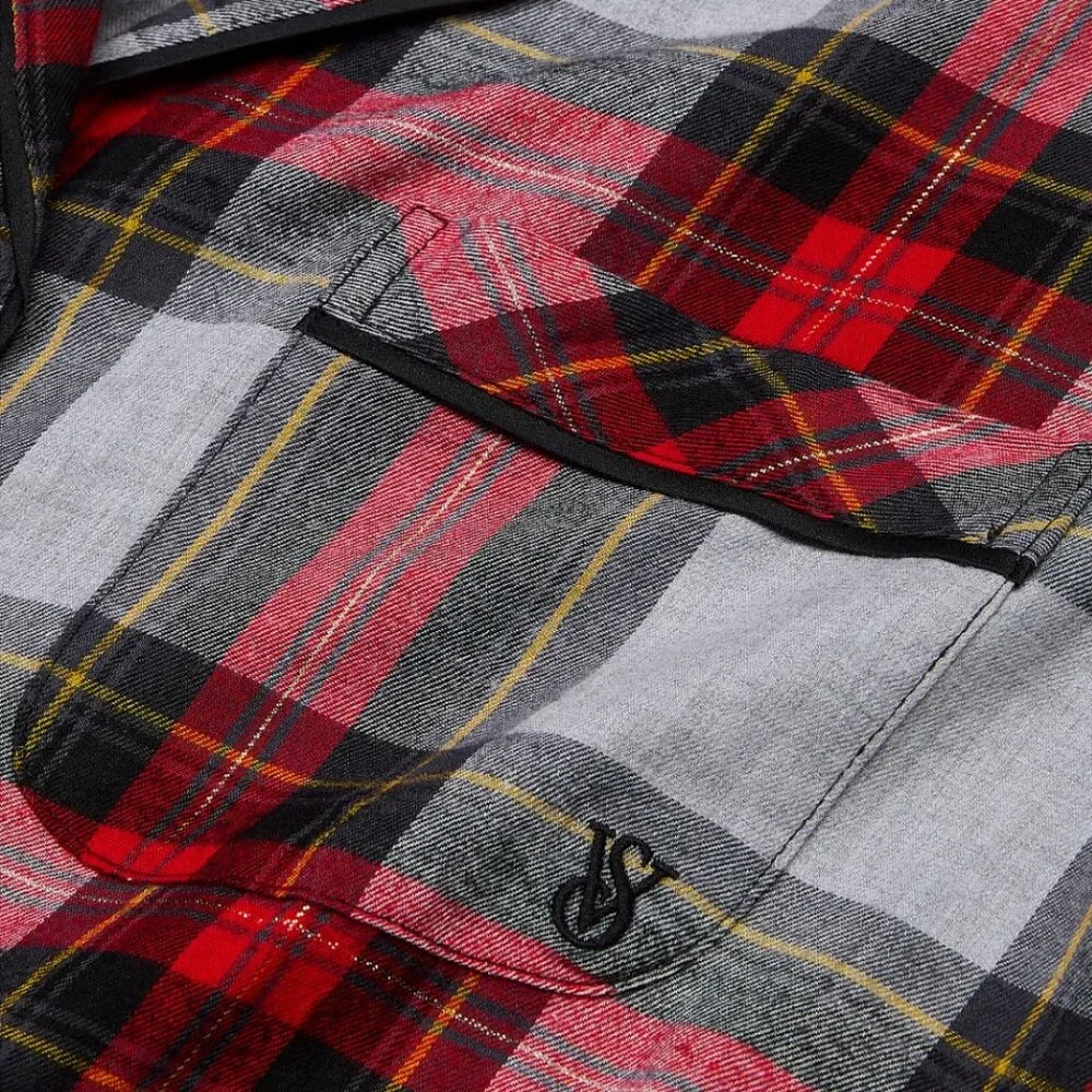 BNWT Victoria's Secret Grey/Red Flannel Long Pajama Set - M Long - Picture 2 of 3